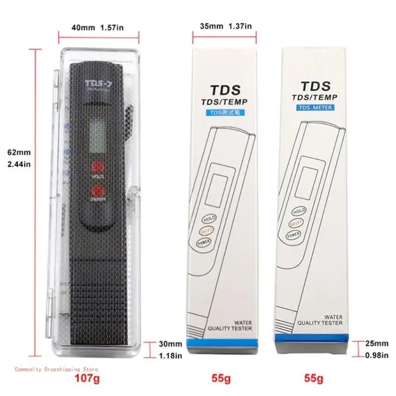 WaterQuality Tester for Fishery Swimming Pool, Built-in Battery