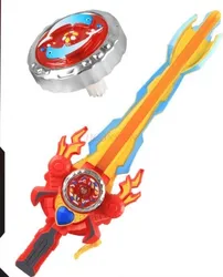 New Gyroscope Sword Magic Light Warrior Boy Hurricane Children's Gift Combination Glow Fighting Soul Gyroscope Toy