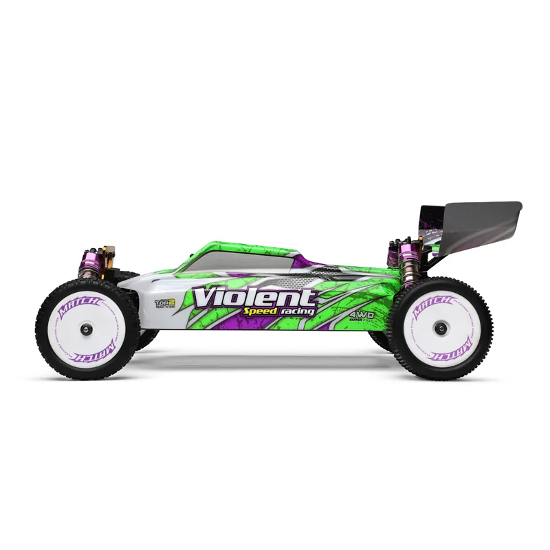 WL XK 104002 1/10 Speed Racing Car 2.4G 4WD 60km/h Off-Road Brushless Metal Rally Buggy With Remote Controller Charger USB Cable