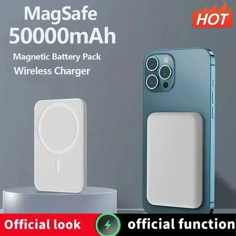 

Portable Power Bank IPhone 12 13 14Pro Max Wireless Charger Suitable for IPhone 12 13 14Pro Max Xiaomi Samsung Huawei Phones