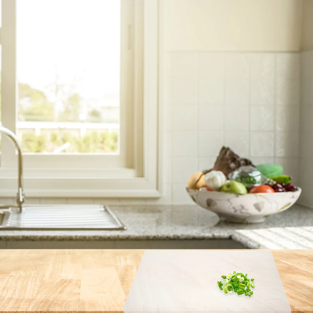 

Acrylic Cutting Board 45x40x3cm Large Kitchen Supplies Anti Slip Transparent Chop Mat for Cooking Food Preparation