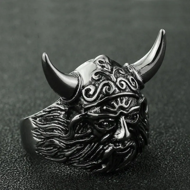 

EDC Bull Head Self-defense Single Finger Buckle Ring Ladies Anti-wolf Men's Outdoor Finger Fist Ring Safety Protective Tools