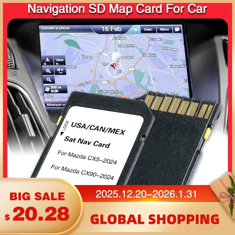 

Maps USA/CAN/MEX for Mazda CX-5 CX-90 Rapid GPS SD Card Navigation 2023 Version Software Update Fast Delivery