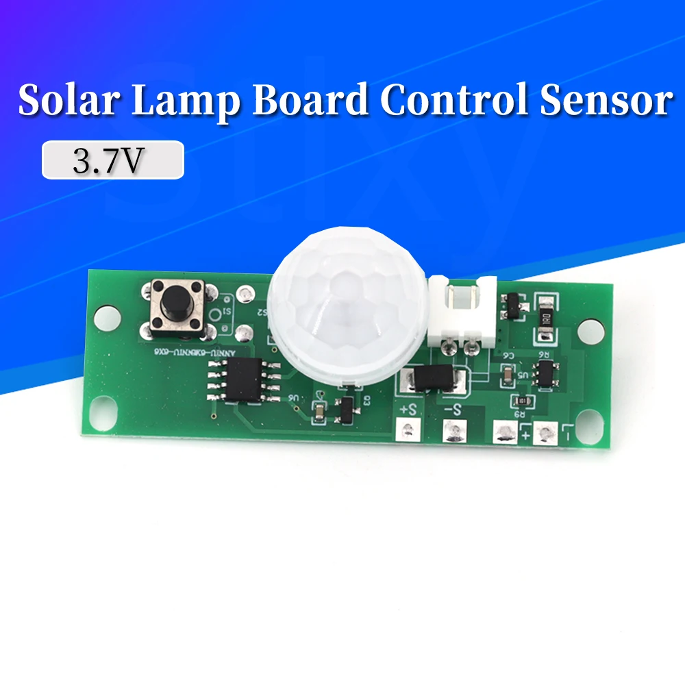 Stlxy 3.7V Human Body IR Sensor Module Solar Light Lamp Control Switch Module Infrared Motion Detector for Arduino