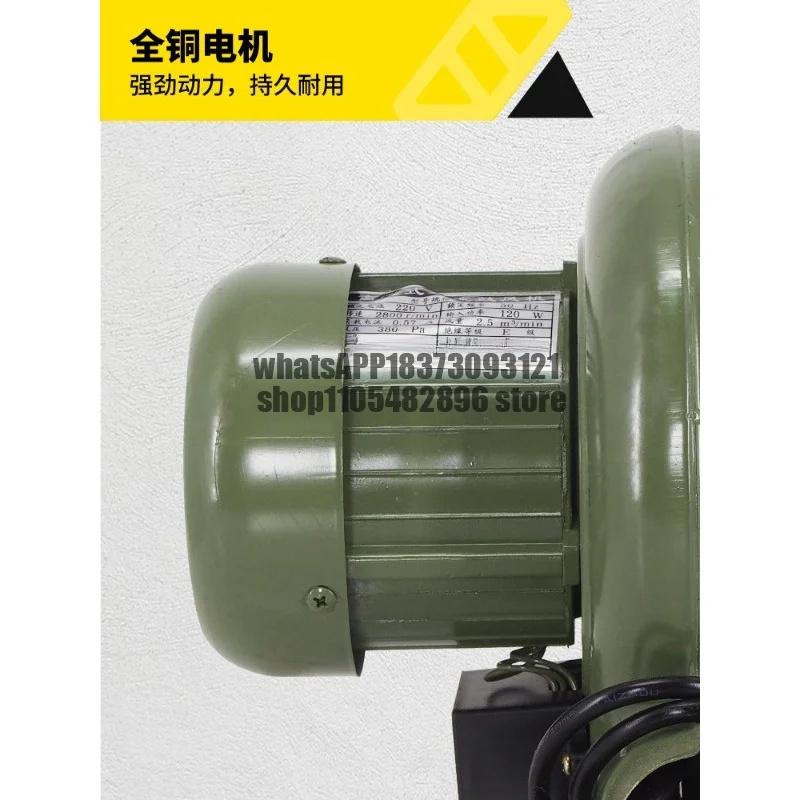 Blower: Small household high-power powerful blowing portable industrial fan