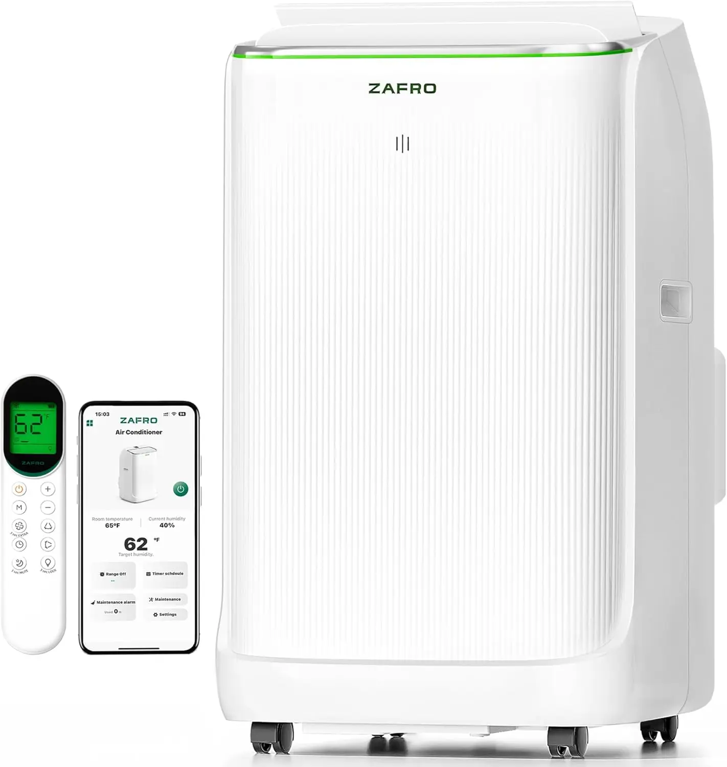 

Smart Inverter Portable Air Conditioners 16000 BTU 12000 BTU SACC Dual Hose Portable AC Unit with Energy Saving Ultra Quiet