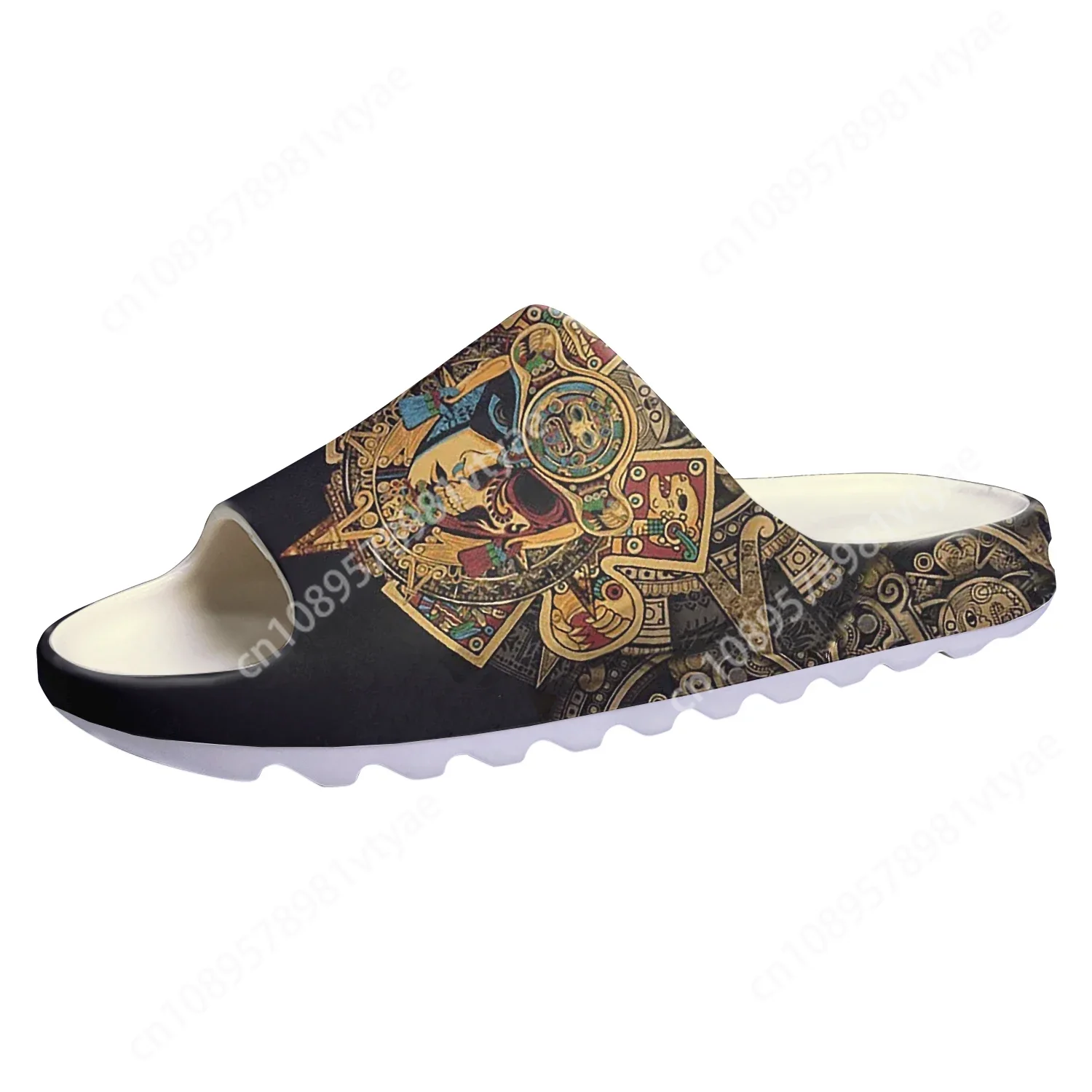 Mexican Aztec Quetzon Soft Sole Sllipers Home Clogs Step On Water Shoes Mens Womens Teenager Step in Customized Sandals