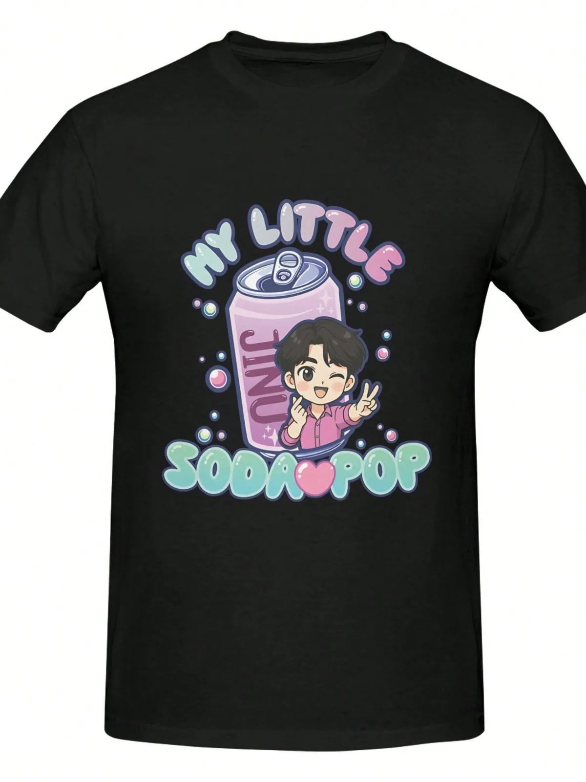 Kaos Grafis Jinu'S Soda Pop Kpop Demon Hunters Pria & Wanita Lengan Pendek Untuk Pakaian Semua Musim Kaos Grafis Lucu