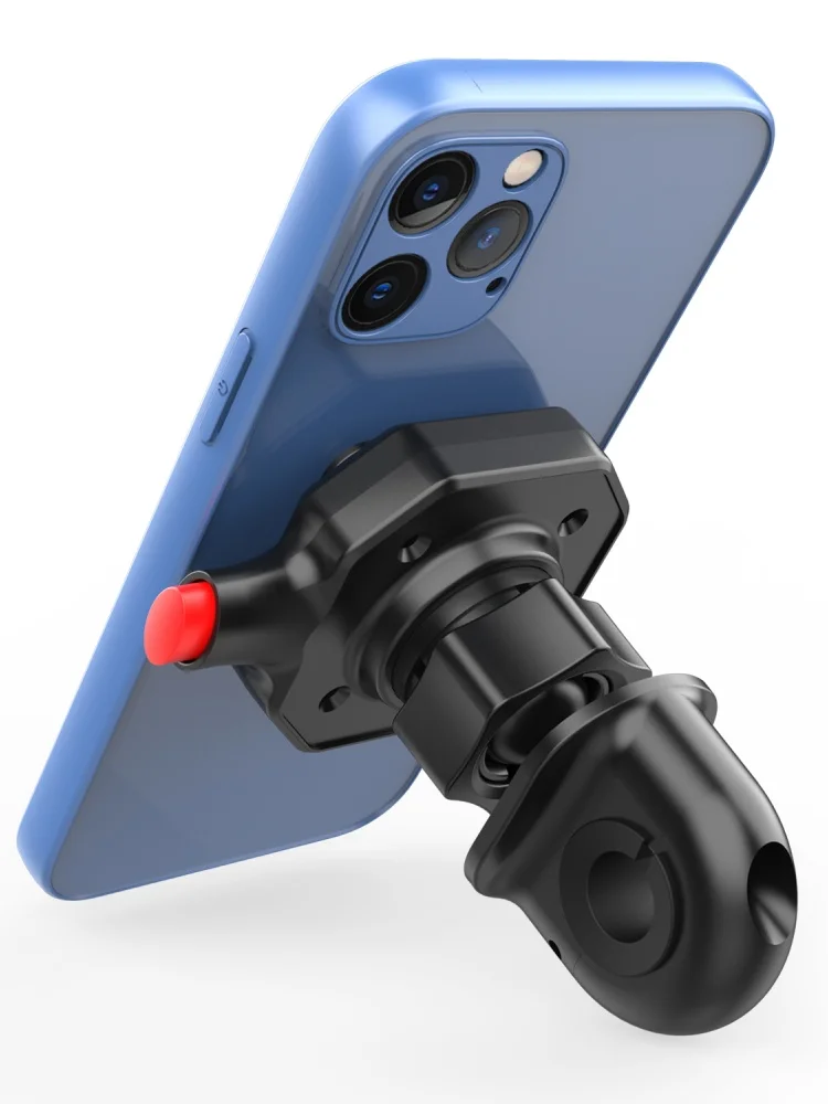 AliExpress NONE Phone Holder Rear View For Motorcycle Mirror 10-14mm Mount Shock-resistant Bicycle Scooter Bike Security Quick Lock Stand