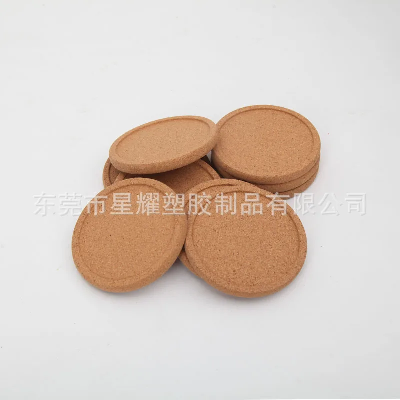 

Cork Potholder Coaster for Tea Cups Coffee Table Cold Drinks Water Glasses Absorbent Mat Dining Hot Kitchen Use