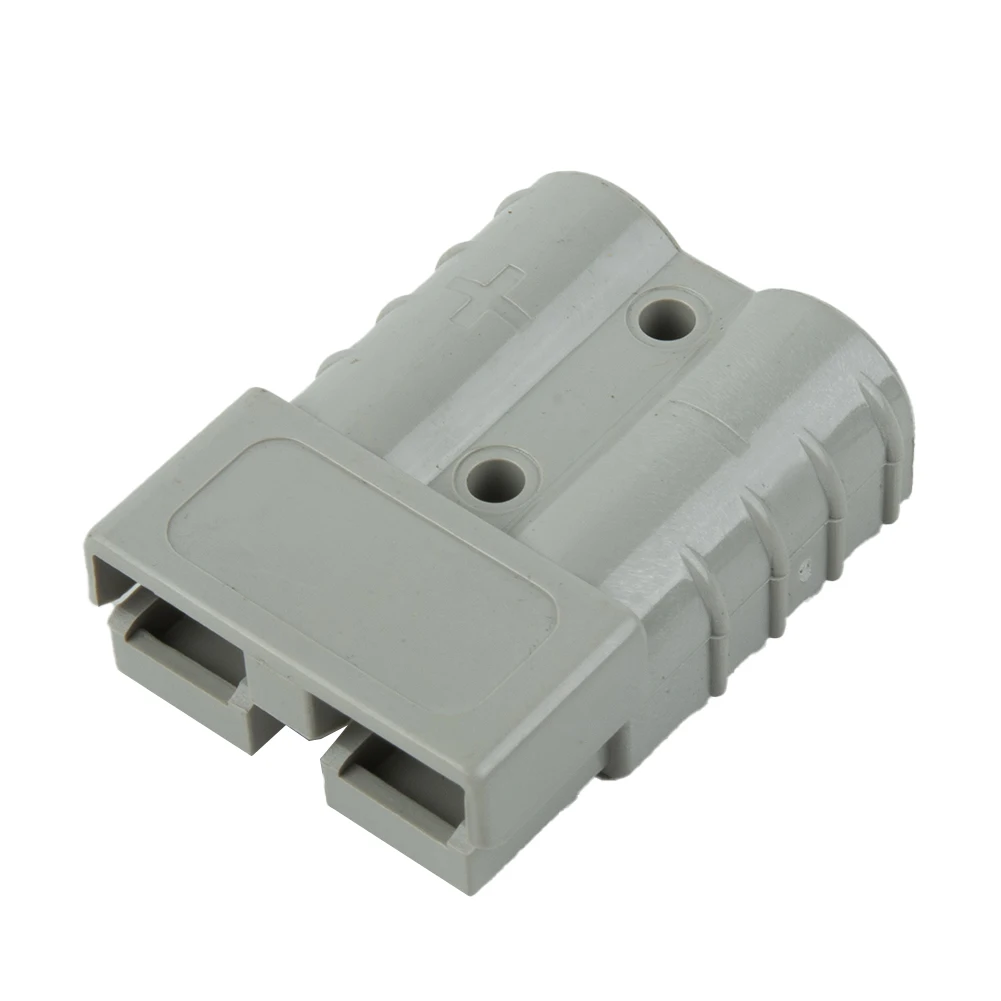 Industrial For Anderson Plugs -20°C To 105°C 12-6AWG 48x37mmx16mm 50A 600V Copper Silver Grey/red Straight Plug