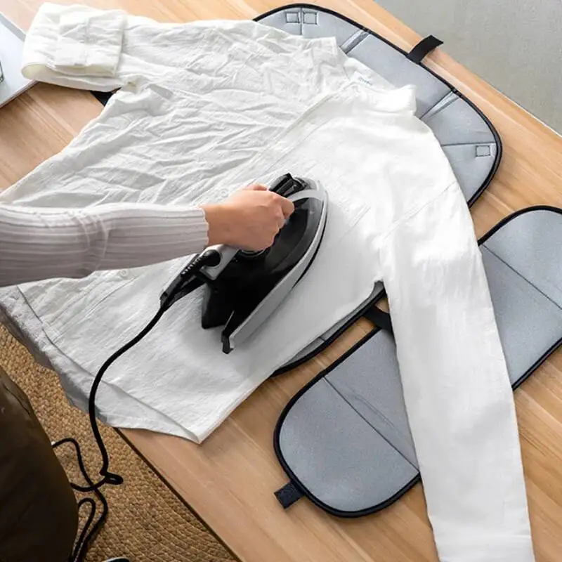 

Folding Mat Portable Ironing Board Resistant Heat Electric-Ironing Storage Bag Travel Countertop Iron Pad