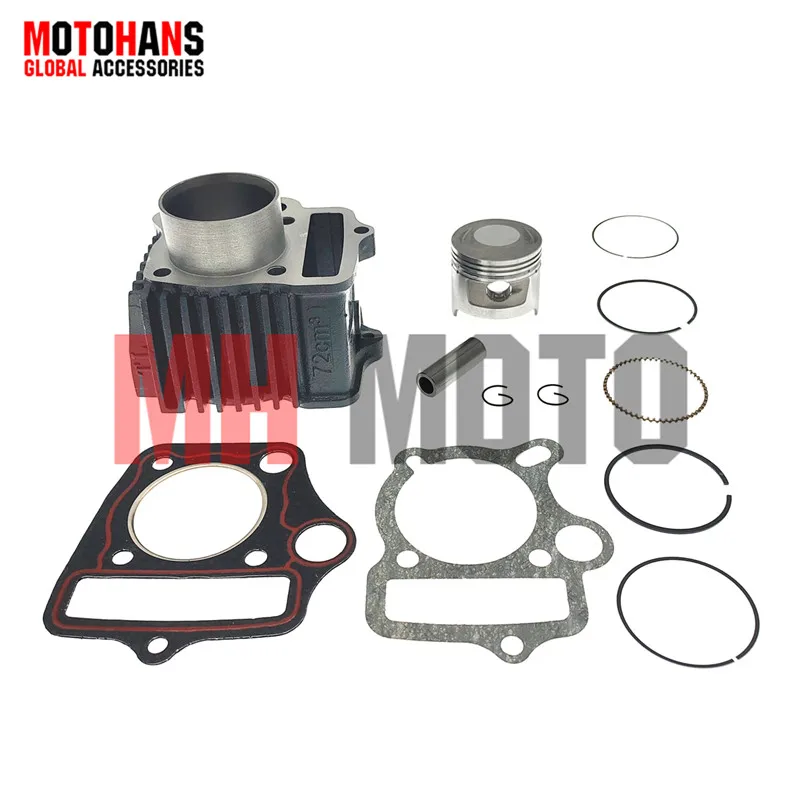 

C70 CD70 JH70 ATV70 47MM CYLINDER AND PISTON KIT 139FMB 4T 70CC ENGINE PARTS FOR CHINESE CUBS MINI ATV POCKET BIKE
