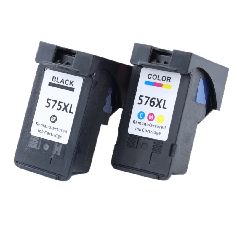 خرطوشة حبر متوافقة لطابعة Canon 575 XL 576 XL PG575 CL576 PG-575 CL-576 PIXMA TS3550i TS3551i TR4750i TR4751i