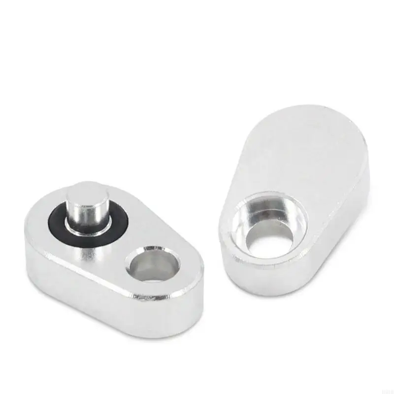 Rear Engine Coolant Passage Block Off Paired Metal Parts with Two Threaded Fasteners for Closing Rear Cooling Passages H9EE