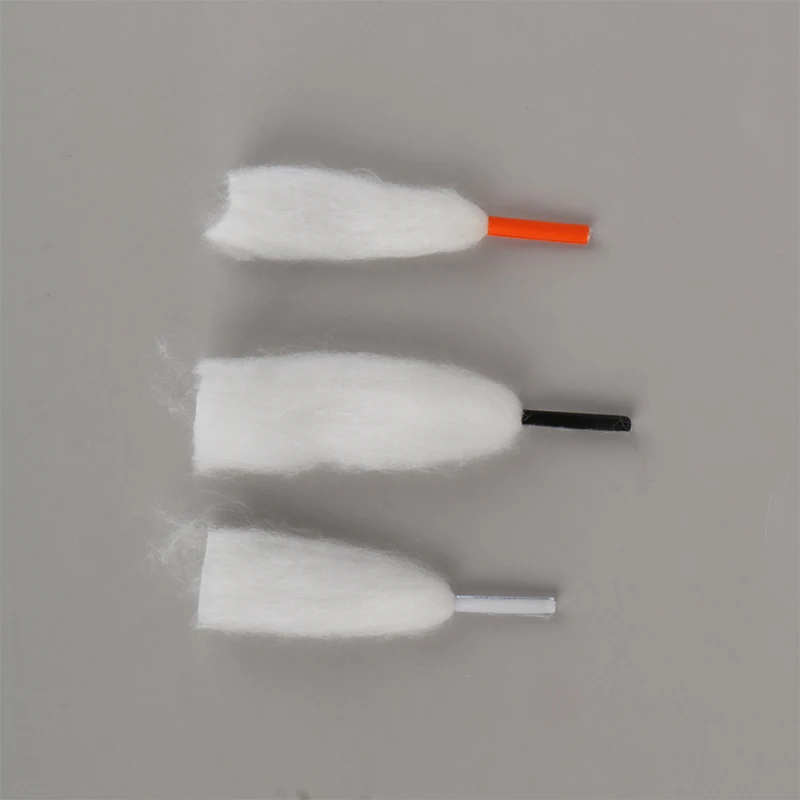 Imagem -04 - Prebuilt Orgânico Estilo Cadarço Orgânico com Wicking Material Pré-carregado Sapato Lace Faça Você Mesmo Óleo Absorvente Líquido Guia de Algodão 20 Pcs