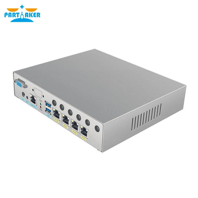 Firewall Appliance Intel Celeron J4125 Mini PC Soft Router 4x Intel i225/i226 2.5G LAN pfSense Mini Router Server ESXI