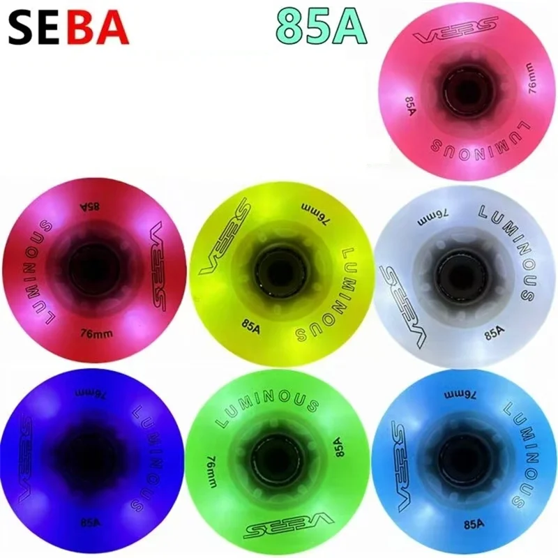 85a-led-shine-roller-skating-wheel-608-608rs-inline-skating-tires-white-blue-yellow-green-red-pink-purple-72mm-76mm-80mm-flash