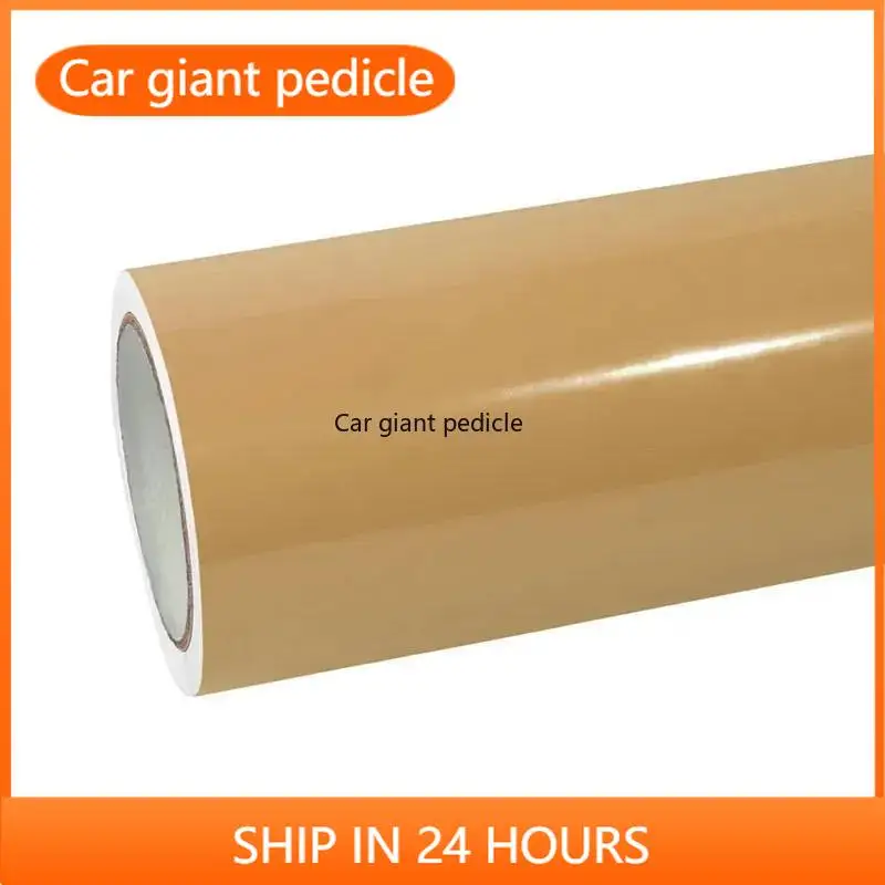 Highest qualityGloss Desert yellow vinyl Wrap Film Car Wrap Film Non degumming Non fading quality Warranty 1.52M*17M roll