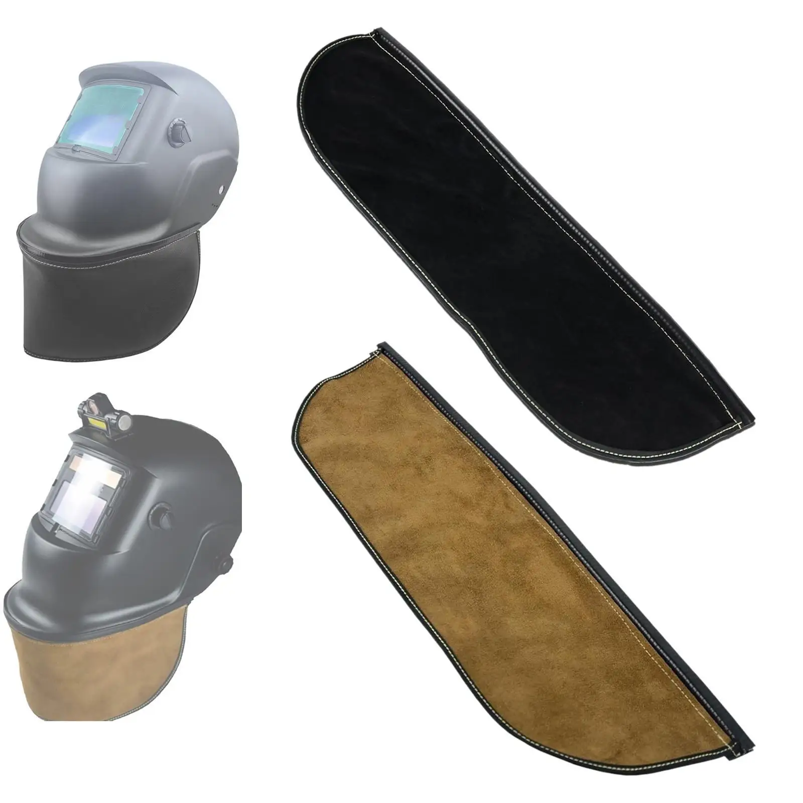 Comfortable Welding Helmet Neck Cover Detachable Breathable Protector for Welding Helmet Mask
