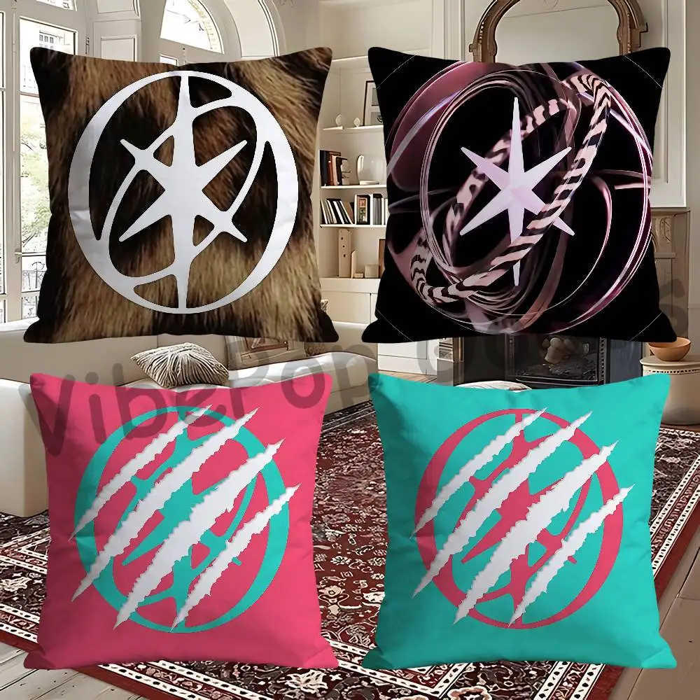 M-Manon K-Katseye Animal M-Megan Square Cushion Cover Weird Aesthetic Library Book Page Print Pillow Cover