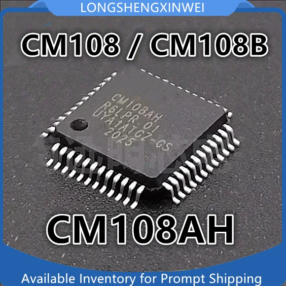 1PCS New CM108 CM108AH CM108B LQFP48USB