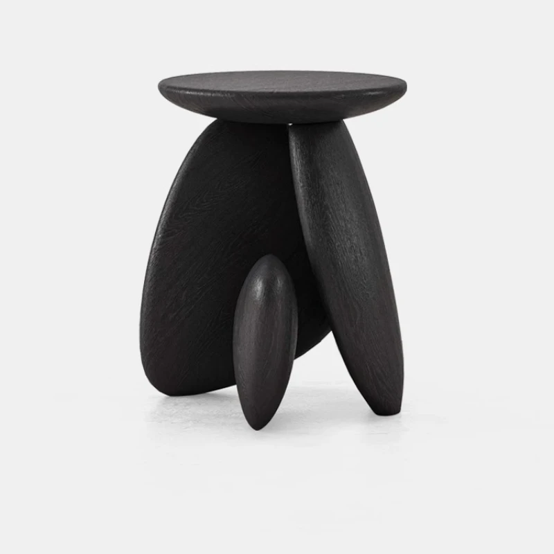 원목 엣지 미니멀리스트 소파와 커피 테이블 세트 이미지