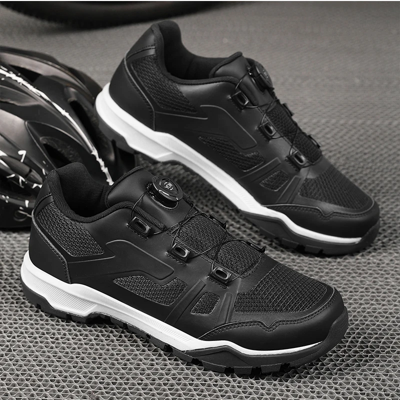 

Men's leisure road mountain bike riding shoes four season fashion anti slip breathable outdoor comfortable off-road riding shoes