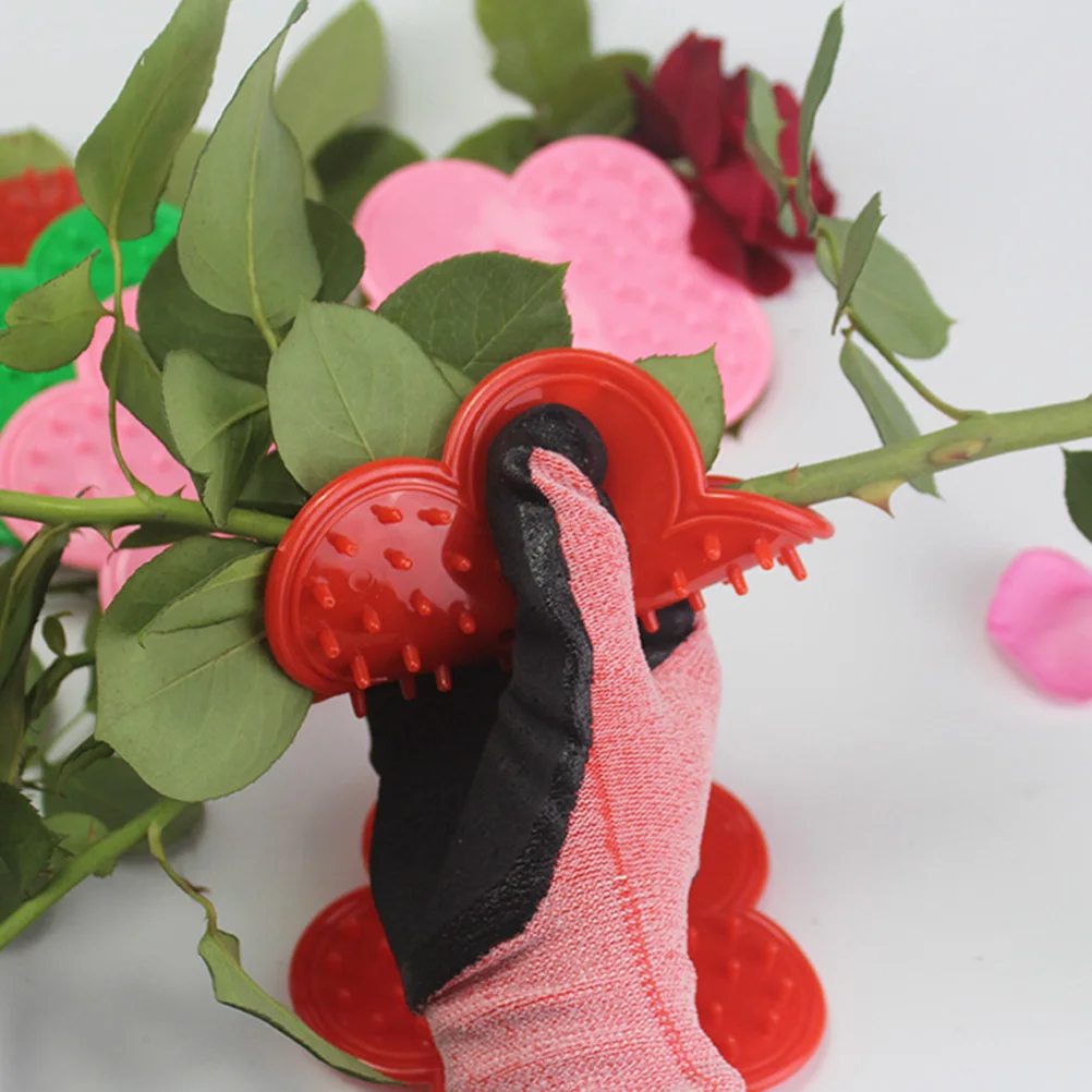 

5pcs Plastic Rose Thorn Remover Tools for Flower Shop Easy Convenient Stripping Leaves Deburring Tool