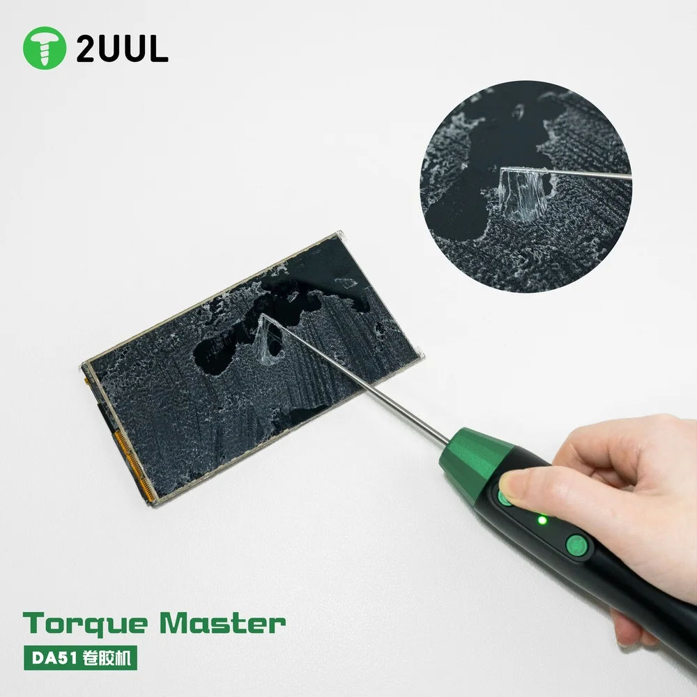 2UUL DA51 Torque Master Super Power Rolling Removal for LCD Screen OCA Battery Muddle Frame Screen Adhesive Glue Remover