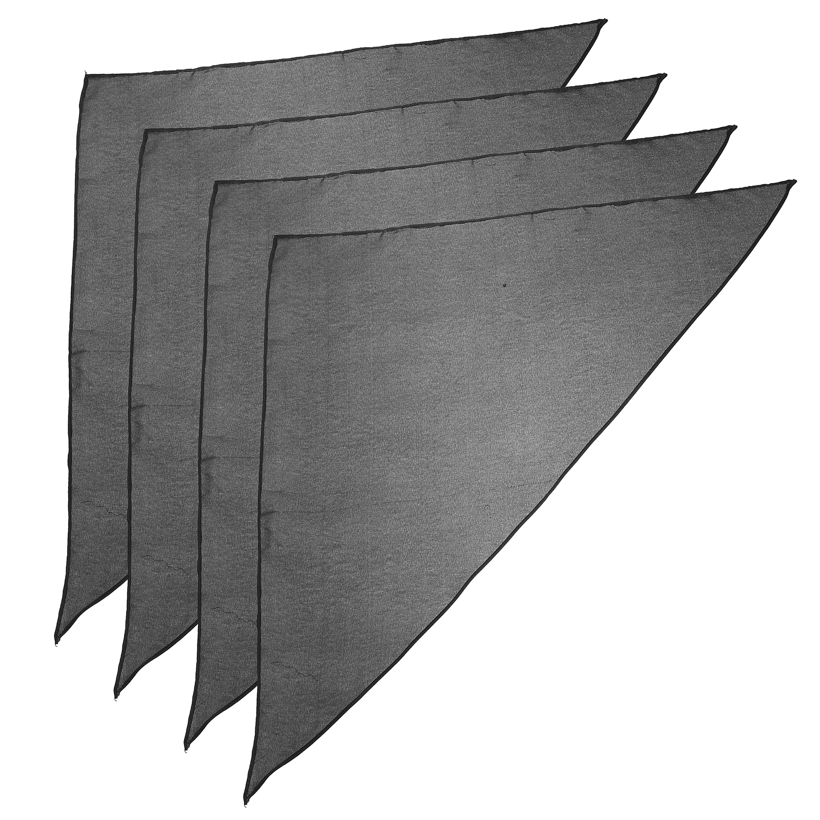 

4Pcs Durable Dog Bandana Large Adjustable Triangle Scarf Solid Color Washable Comfortable Pet Neckwear for Parties Photo Props