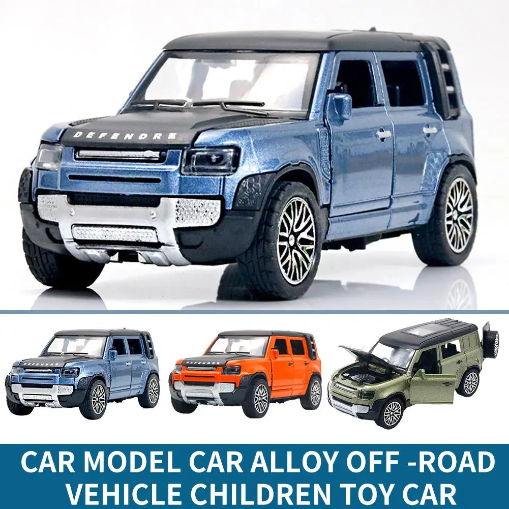 1/36 Alloy Car Model Simulation Toy Diecast Vehicles Alloy Diecast Model Off-road SUV With Sound N Light Collection Toy for Boy