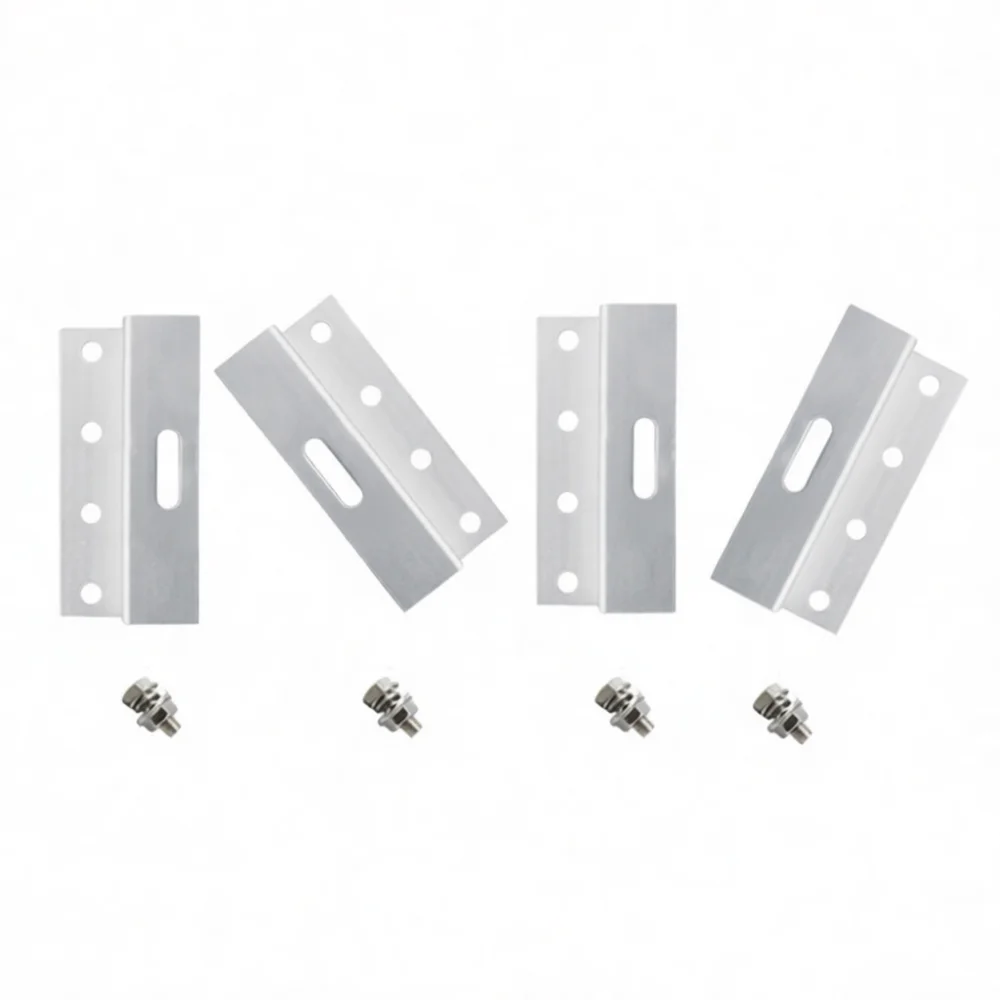 Z Bracket Solar Panel Mount System Aluminum Alloy Fixing Accessory For RV Motorhome Roof Solar Power Module Installation