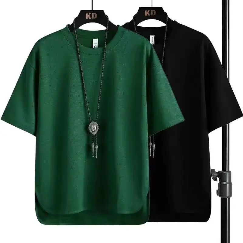 Casual round Neck Short Sleeve T-Shirt Women's Summer Loose Fit Polyester Basic Shirt Quick Dry Half Sleeve Overhead Top