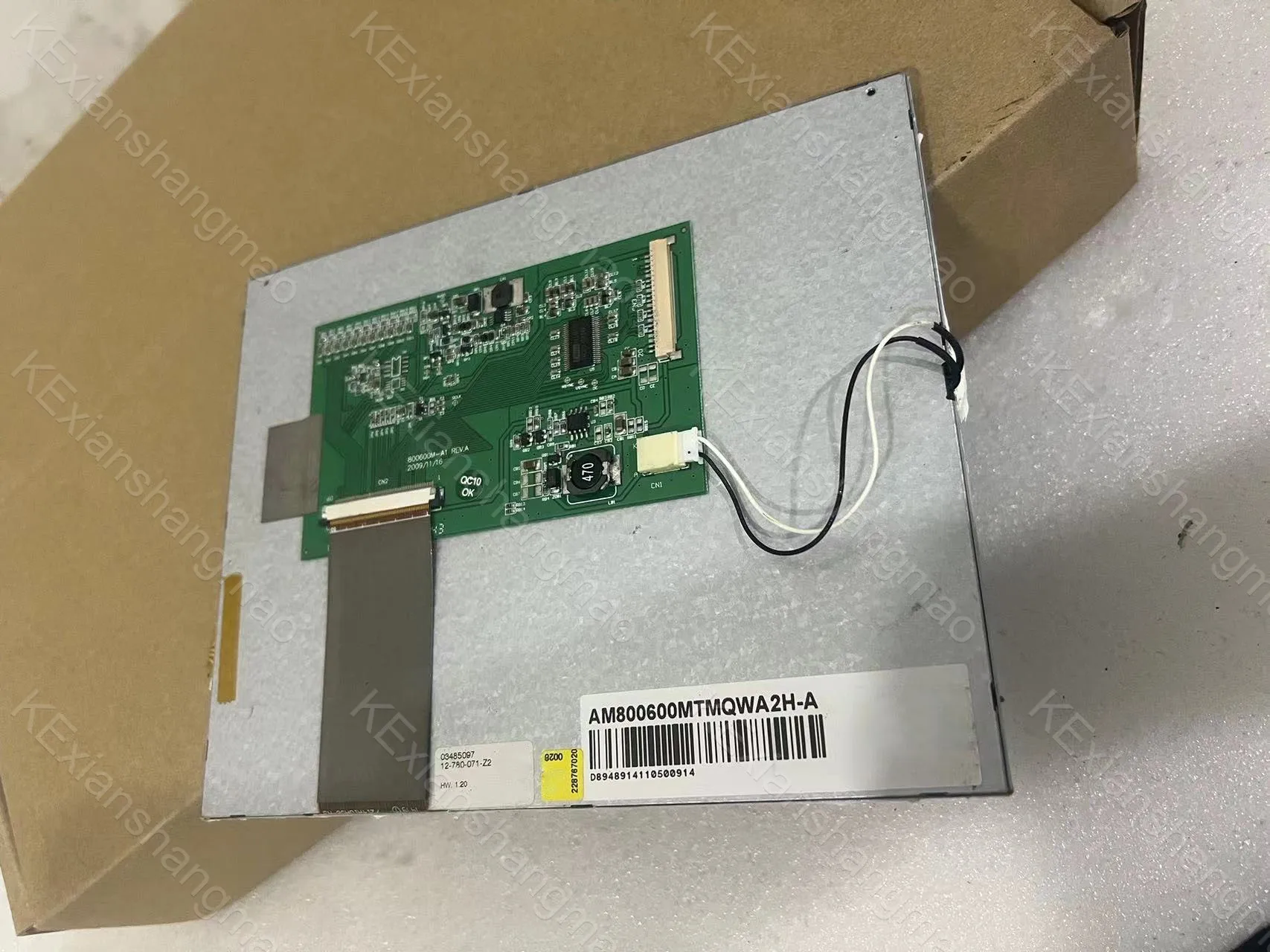 Tela industrial original de 8 polegadas AM 800600 MTMQWA2H-A