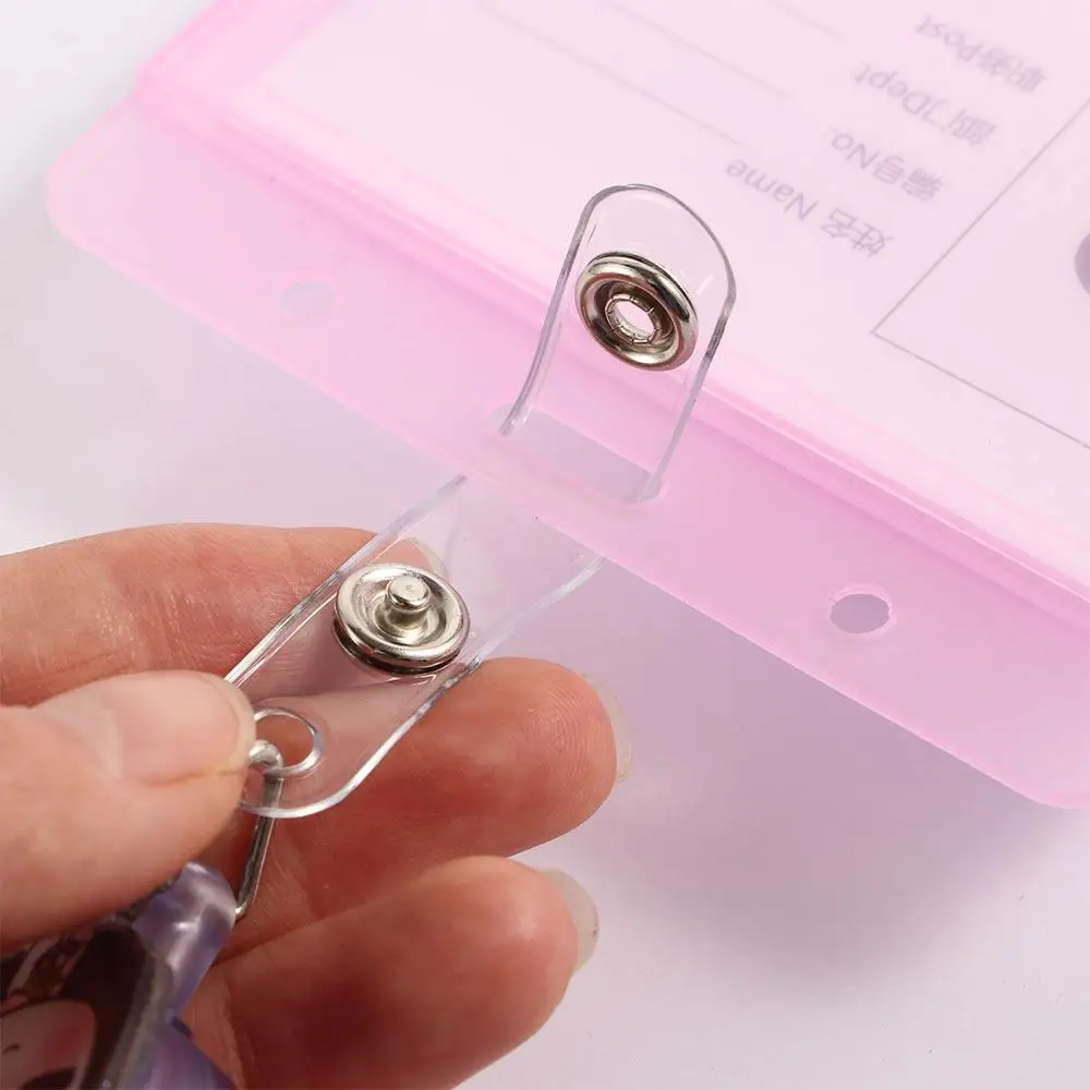 Tarjeta de visita de dibujos animados, tarjetero de aluminio para tarjetas de identificación, soporte para tarjetas de identificación, insignia retráctil, soporte para tarjetas de nombre, enfermera y Doctor