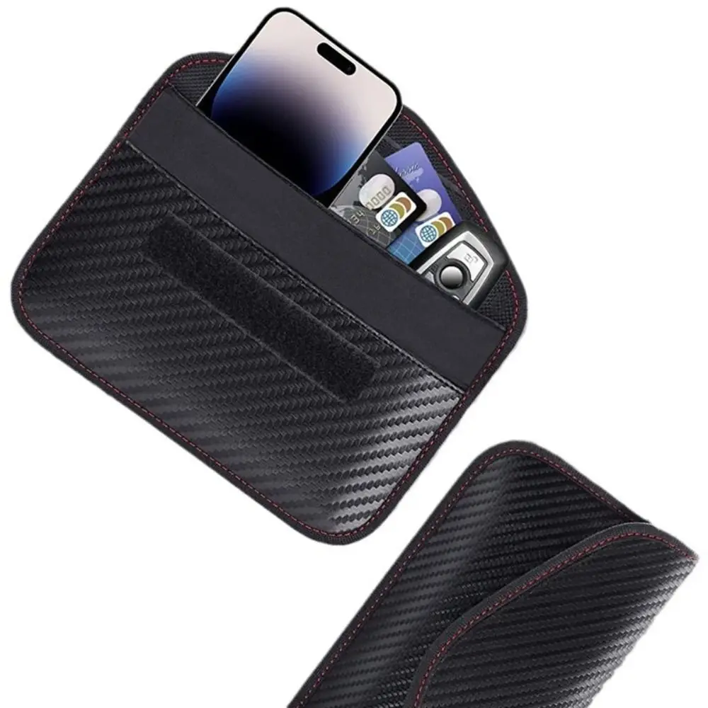 

New Universal Car Key Signal Blocking Bag Remote Control RFID Faraday Case Anti-Radiation Anti-theft Signal Shielding Pouch
