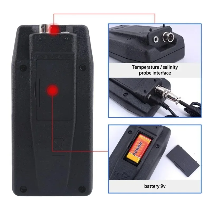 Latest OW-8423 EC temperature two in one water quality tester online monitor conductivity temperature drinking water health meas