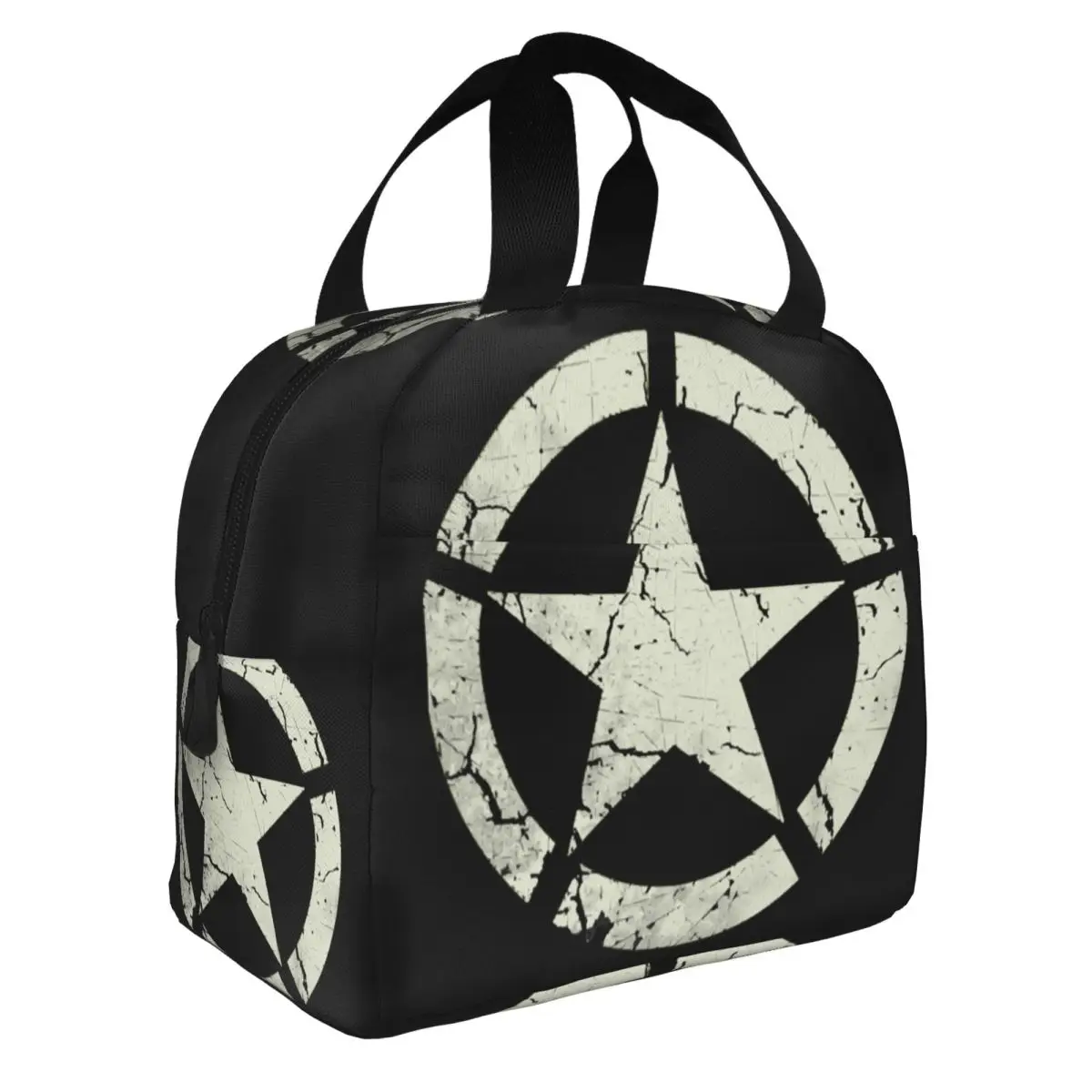 Military Tactical Army Star Lunch Bag Women Thermal Cooler Insulated Lunch Boxes for School
