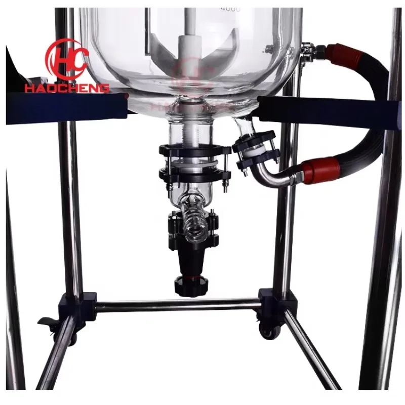 20l Ballshape Double Layer Chemical Azeotropic Distillation Glass Reactor