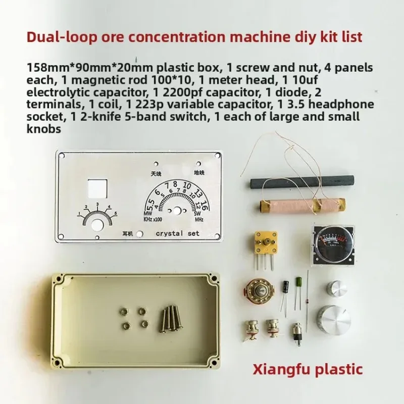 Ore Radio Easy To Carry with Watch Head Without High Resistance Earphones Mining Machine DIY Assembly Kit