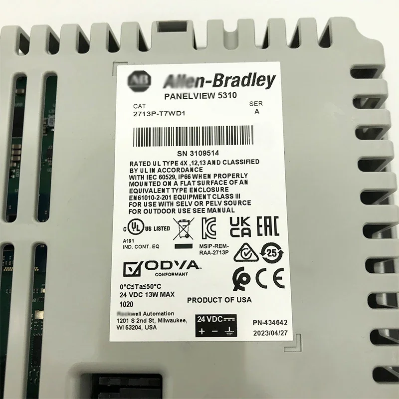 Terminal gráfico 2713P-T7WD1 PanelView 5310, 7 "de ancho, nuevo, Original, en Stock