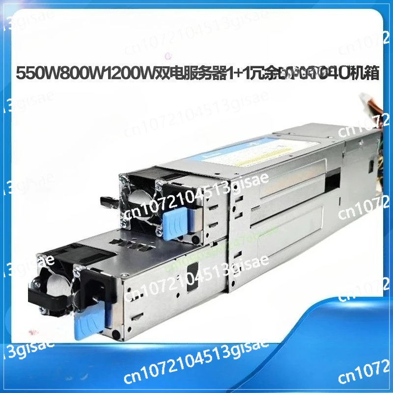 

800W/1200W Redundant 1 + 1 Power Server, 2U Power Supply Supports Hot-swappable GW-CRPS800 Dual Power Supply Configuration