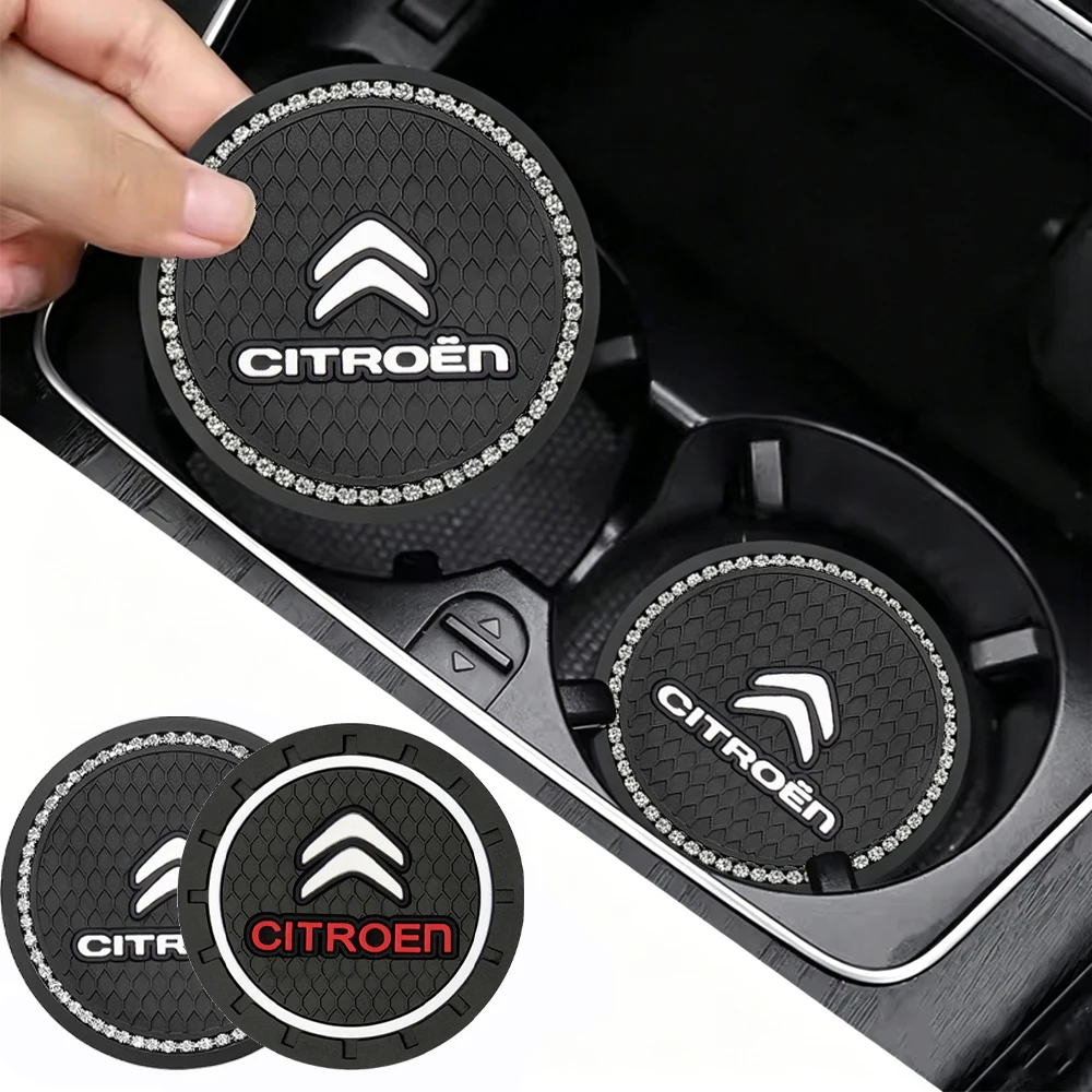 Ventilkern Auto-Getränkehalter Rutschfeste Unterlage Silikagel Wasserdicht Für Citroen Picasso C3 Aircross C5 Xsara