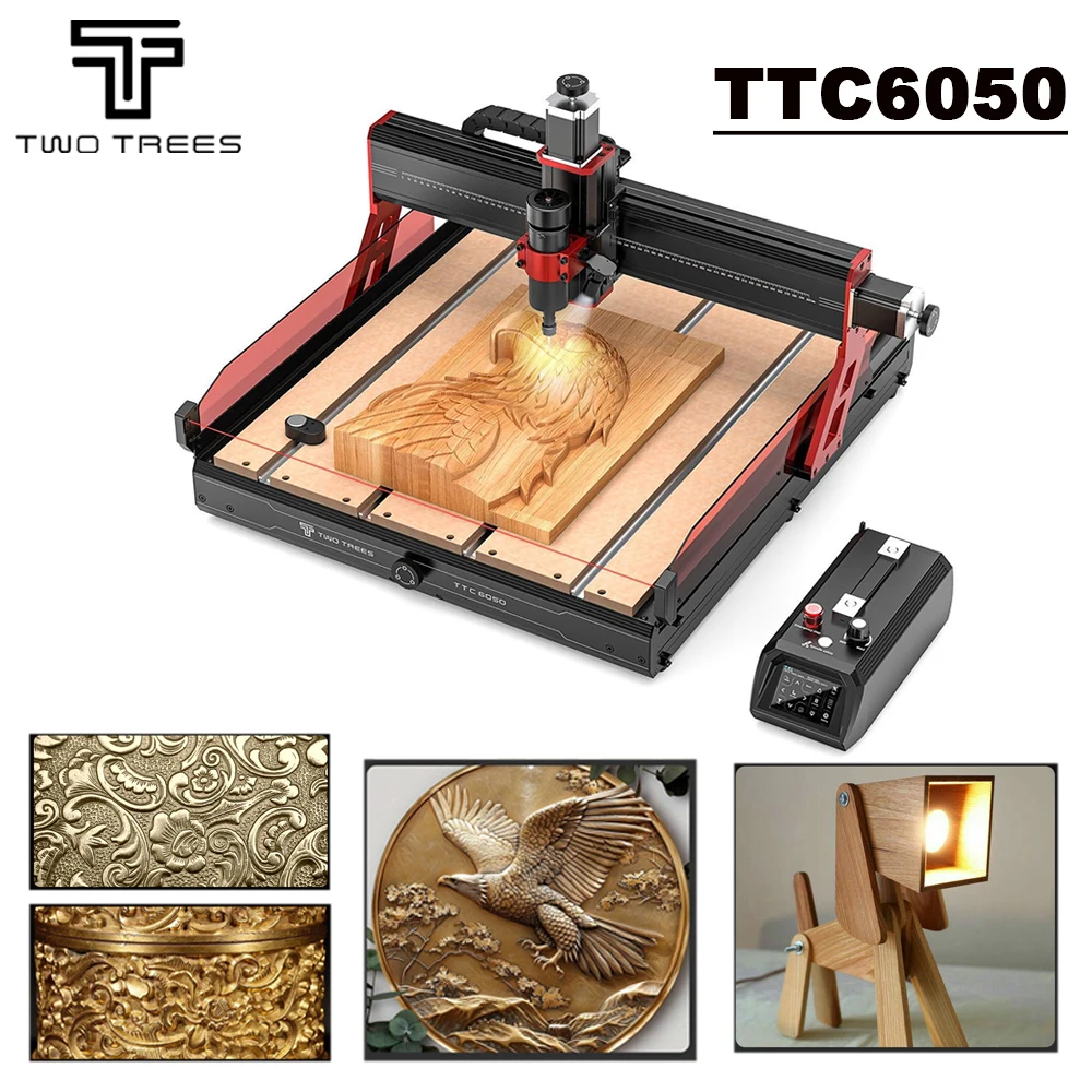 

Twotrees TTC6050 Фрезерный станок с ЧПУ Фрезерный станок по дереву Деревообрабатывающее оборудование Инструменты с ЧПУ Фрезерный станок для печатной платы Металлическая печатная плата ПВХ