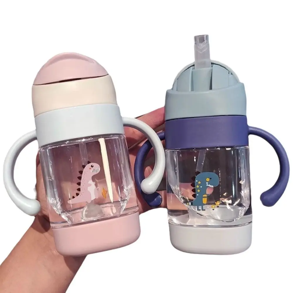Anti Choking Sippy Cup Leak Proof Anti Falling Water Cup Easy Grip Cartoon Learning Drinking Cup Learning To Drink