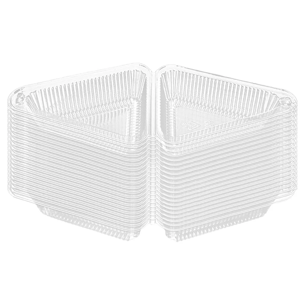 

Triangular Cake Box Carrier Cheesecakes Container Disposable Containers with Lids The Pet Slice