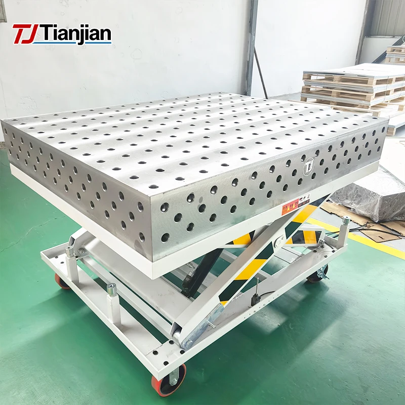 New 28 Series Soldering Station 3D Mobile Hydraulic Scissor Lift Flexible Welding Table