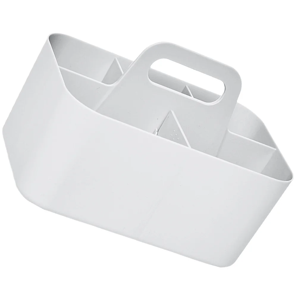 صندوق منظم ثابت مع مقبض أدوات فنية حامل تخزين قلم رصاص محمول حاوية تلوين طاولة متعددة الوظائف