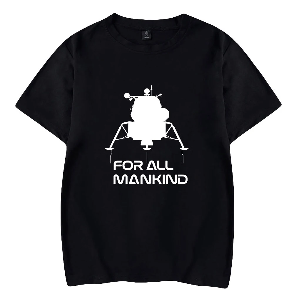 For All Mankind Television Tee Crewneck Short Sleeve Men Women T-shirt Harajuku Streetwear Casual Style Funny Clothes